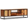 TV Cabinet 120 × 30 × 40 cm Solid Reclaimed Wood and Steel view 1