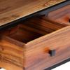 TV Cabinet 120 × 30 × 40 cm Solid Reclaimed Wood and Steel view 4