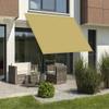 Sun Shade Sail 150 x 220 cm, PES Polyester, Cream view 2