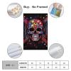 DHBANEIOK Skeleton Canvas Wall Decor Print, 16 x 24 in (40 x 60 cm) view 2
