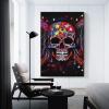 DHBANEIOK Skeleton Canvas Wall Decor Print, 16 x 24 in (40 x 60 cm) view 3