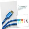 Housoutil 50-Piece Silicone Cable Protectors, Easy to Install, Random Colors view 4