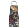 Modern Kitchen Apron with Pocket, Waterproof, Adjustable, White, One Size view 2