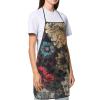 Modern Kitchen Apron with Pocket, Waterproof, Adjustable, White, One Size view 4