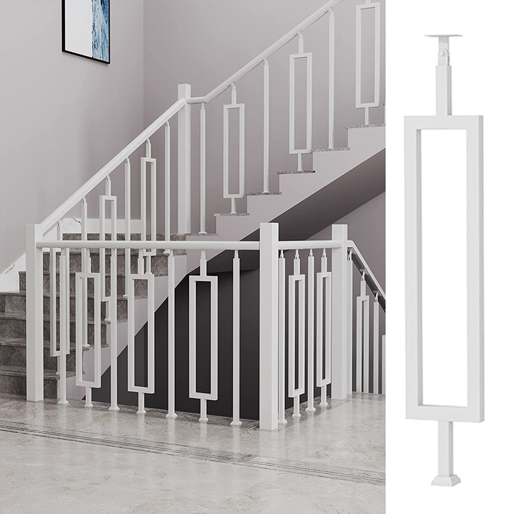 Railing Spindles, Stair Spindles, Handrail Railing System, Indoor/Outdoor, 85/95 cm, 20-Piece Set