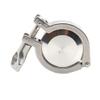 Pipe Fitting Set, 1.5" OD, 38 mm Clamp, 50.5 mm Weld Ferrule, End Cap, Tri-Clamp and Silicone Gasket view 1