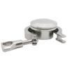 Pipe Fitting Set, 1.5" OD, 38 mm Clamp, 50.5 mm Weld Ferrule, End Cap, Tri-Clamp and Silicone Gasket view 2