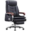 Pealihuy Rolling Office Chair with Footstool view 1