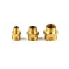 1/8"–1" Brass Reduced Male-Thread Butt-Joint Adapter for Pneumatic, Water Heating, Oil, and Gas view 1
