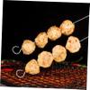 Cabilock 25-Piece Stainless Steel Shish Kebab Skewers for Grilling and Barbecue, Heat-Resistant and Easy to Store, for Chicken and Pigeons view 4
