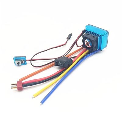 DAIHAOEE 120A Sensored Brushless ESC Speed Controller with T-Plug XT60 Connector for 1/8, 1/10 and 1/12 RC Crawlers