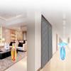 Magnetic Insulated Fly Screen Door with Thermal Curtain, Gray, 90 x 220 cm view 4