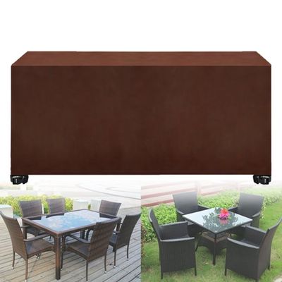 nvdsivee Waterproof Outdoor Furniture Cover, 420D Oxford Fabric, Brown, 220 x 100 x 85 cm