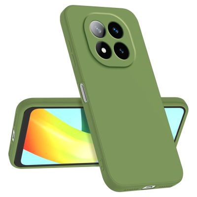 Longstong Phone Case Compatible with Redmi Note 14 Pro+ 5G / Redmi Note 14 Pro Plus 5G (6.67"), Shockproof, Personalized, Slim Minimalist Design - Matcha Green