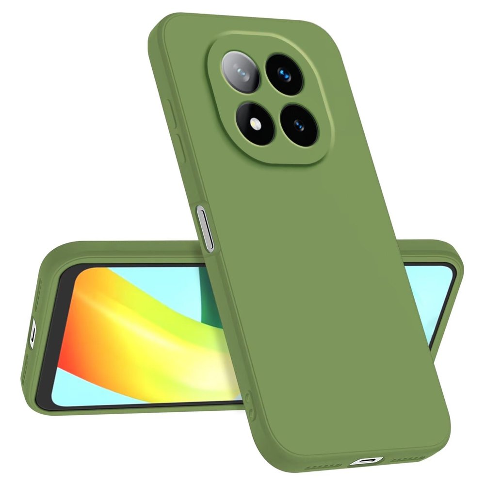 Longstong Phone Case Compatible with Redmi Note 14 Pro+ 5G / Redmi Note 14 Pro Plus 5G (6.67"), Shockproof, Personalized, Slim Minimalist Design - Matcha Green