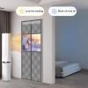 Magnetic Thermal Door Curtain for Winter, Gray, 120 × 220 cm view 3