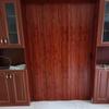 Red Aluminum Alloy Folding Accordion Door, 80 x 80 in view 1