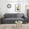 Non-Slip Washable Sofa Cover, Gray, 177.8 x 228.6 cm view 1