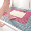 Interlocking Non-Slip Rubber Drainage Mats, Red, 22 x 22 cm, 10-Pack view 3