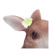 KUKUUU Handmade Rabbit Statues, Animal Models for Garden Decor view 4