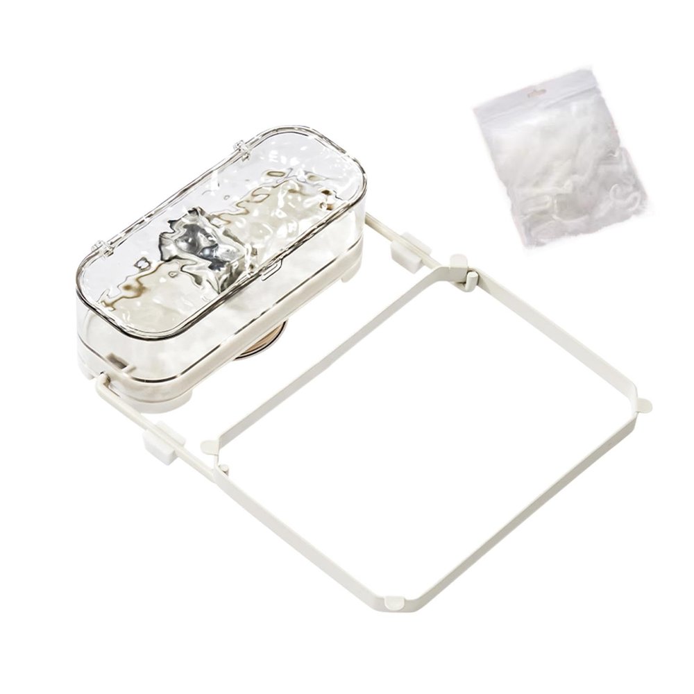Suction Cup Corner Sink Strainer Basket with Net