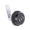 kesurpae Silver Coded Cam Lock for Cabinets, 3-Digit Combination, 19 x 30 mm, Black view 1