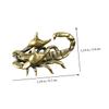 Cabilock Brass Scorpion Pen Holder, Retro Style view 2