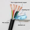 WANGFHAO Shielded Flexible Cable, 2 m, UL2464, Pure Copper, 16 Cores, 18 AWG (0.75 mm), RVVP view 3