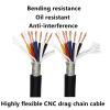 Highly Flexible Shielded TRVVP Drag Chain Cable, 7-Core, 15 AWG, 5 m view 2