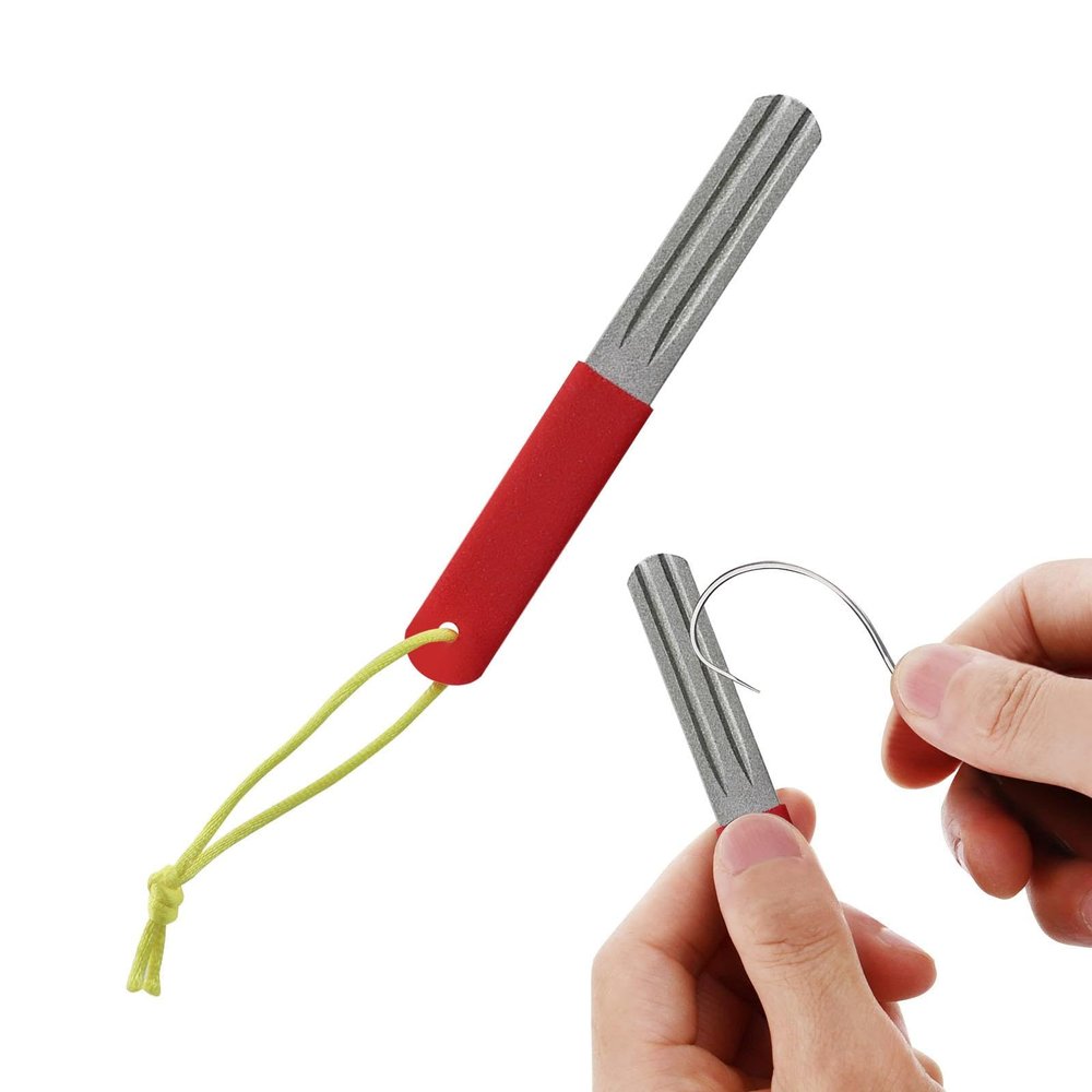 Fishing Hook Sharpener, Double-Sided Hook File
