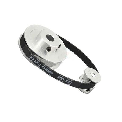 JNMING GT2 2GT 20T/80T Timing Pulley Set, 6 mm Belt Width, 200 mm Belt
