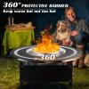 Wanchao 121.4 cm Fire Pit Table Surround with Oxford Fabric Safety Enclosure view 3