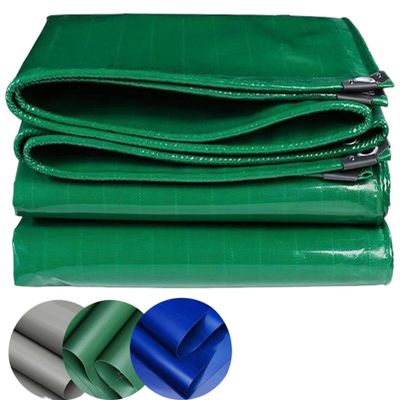 JXLQFA Heavy-Duty Tarp, 1 x 14.5 m, 450 g/m², Green
