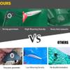 JXLQFA Heavy-Duty Tarp, 1 x 14.5 m, 450 g/m², Green view 2