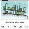 Wall-Mounted Hanging Wine Rack and Display Shelf view 2
