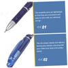 VILLCASE Erasable Pens, 12-Pack, 0.5 mm, Blue, Back-to-School Decor view 3