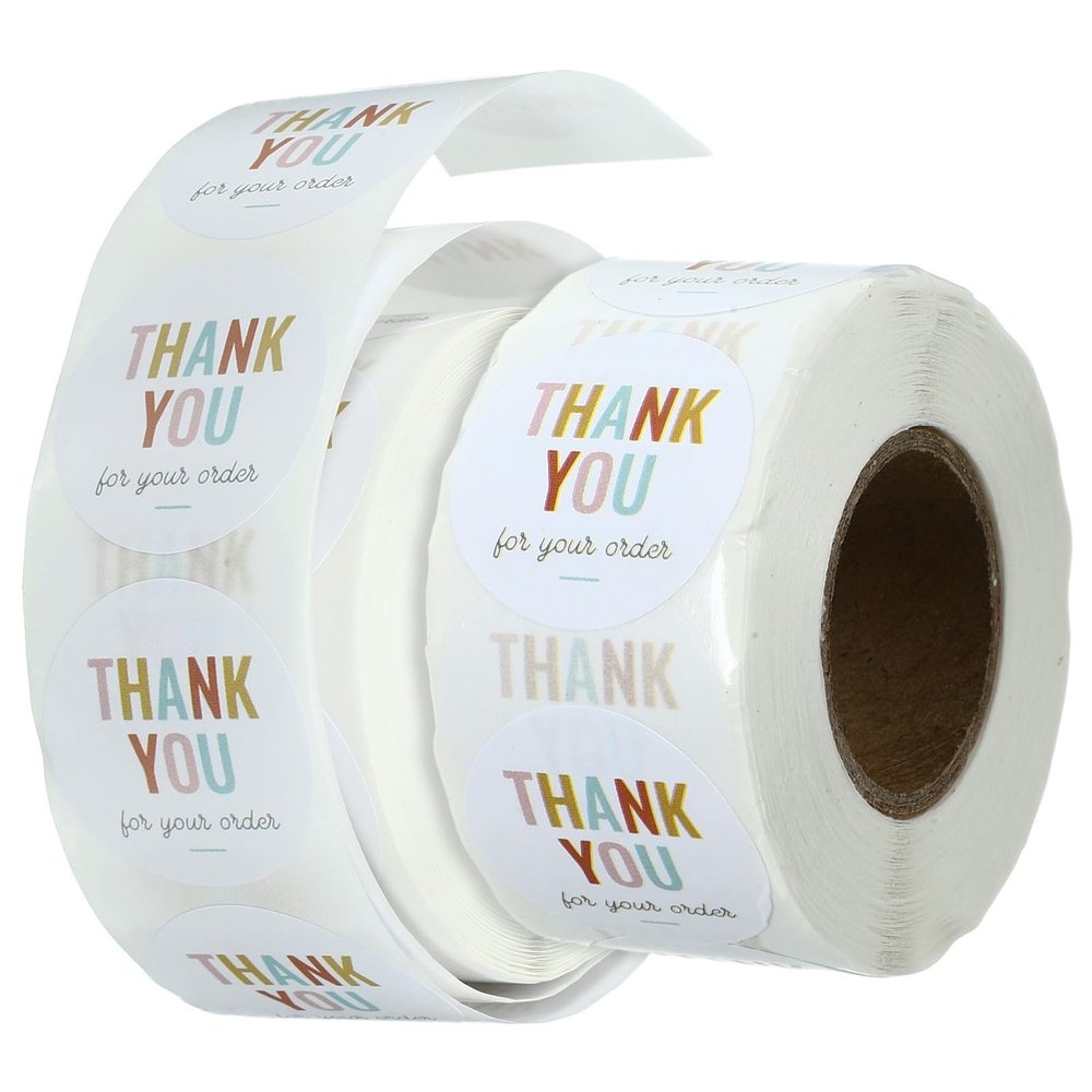 VILLCASE 2-Roll Thank-You Sticker Seals