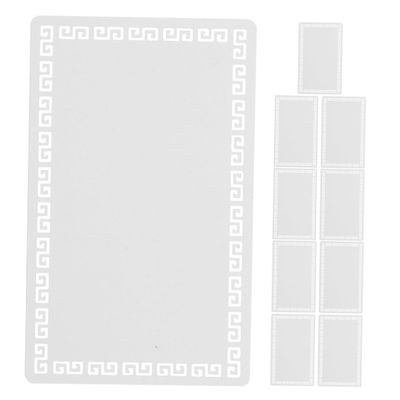 Blank Sublimation Business Cards, 10-Pack, 86 x 54 mm, Aluminum Alloy
