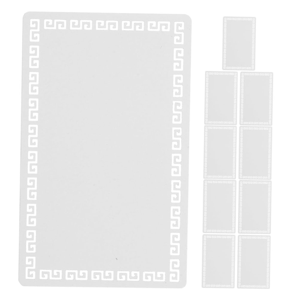 Blank Sublimation Business Cards, 10-Pack, 86 x 54 mm, Aluminum Alloy