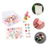 HOODANCOS 180-Piece Resin Push Pins, Daisy Flower Memo Buttons, Reusable Decorative Pushpins for Notes, Office and Home view 2