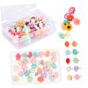 HOODANCOS 180-Piece Resin Push Pins, Daisy Flower Memo Buttons, Reusable Decorative Pushpins for Notes, Office and Home view 4