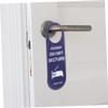 BUGUUYO Hotel Door Hanger Sign, PU Leather, Elegant Double-Sided Design for Privacy in Hotel and Guesthouse Rooms view 4