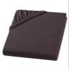 Fitted Sheet 90x200–100x200 cm - 100% Cotton Jersey Fitted Sheet - Comfortable Sheet for Mattresses up to 25 cm High, Brown view 2