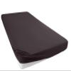 Fitted Sheet 90x200–100x200 cm - 100% Cotton Jersey Fitted Sheet - Comfortable Sheet for Mattresses up to 25 cm High, Brown view 3