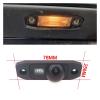Backup Camera for Volvo XC90 2002–2014, CCD HD Night Vision, RCA view 4