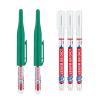 BADIKA Spring-Head Marker, Deep-Hole Long-Nib Scriber, 32 mm, Black Ink (2 Green, 3 White) view 1