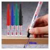 BADIKA Spring-Head Marker, Deep-Hole Long-Nib Scriber, 32 mm, Black Ink (2 Green, 3 White) view 2
