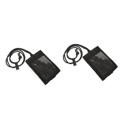 CAXUSD 2-Piece ID Card Holder with Lanyards