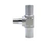 BKGWCSOR 3-Way Reducing Tee Auto-Weld Pipe Fitting, 316L Stainless Steel (10-6-10 mm) view 1