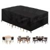 ZDLLDZ Garden Furniture Cover 180 x 120 x 70 cm, Waterproof 420D Oxford Cover, UV-Resistant, Rectangular view 1